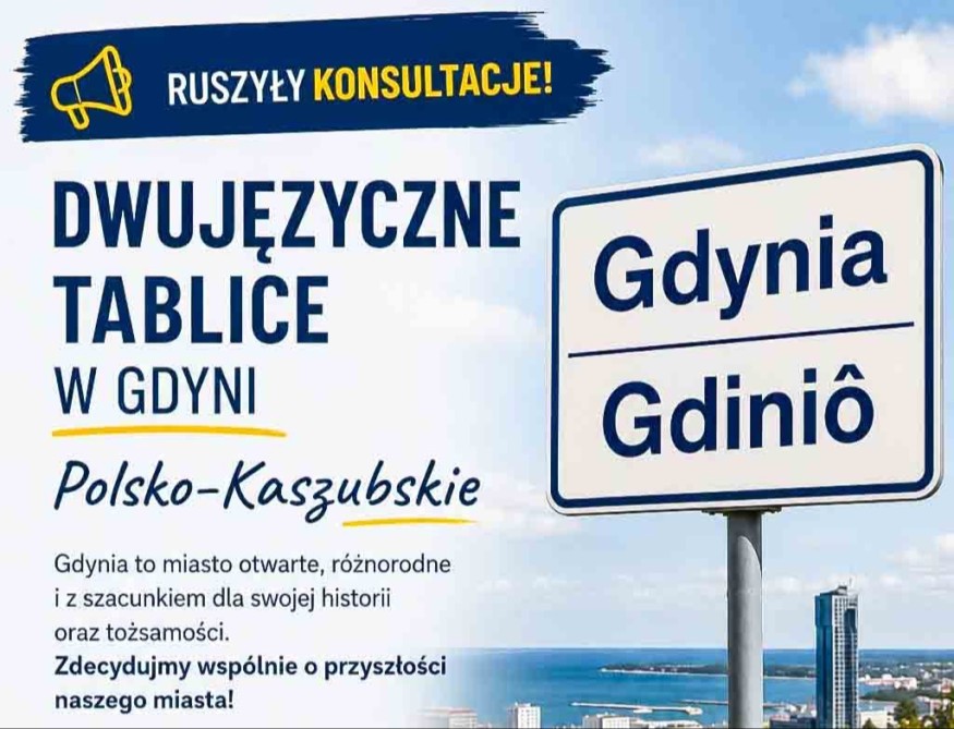 Czy w Gdyni będą tablice po kaszubsku? Ruszyły konsultacje