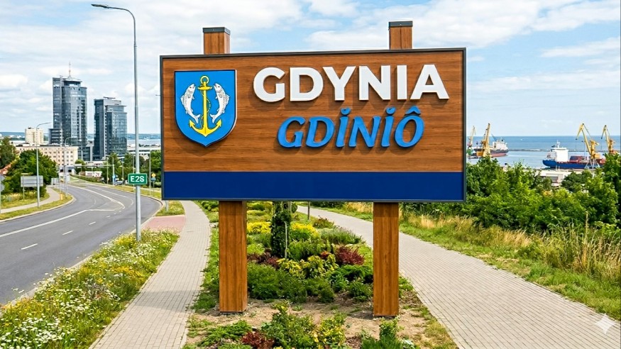 Gdynia za dwujęzycznymi tablicami. Kaszubski na wjeździe