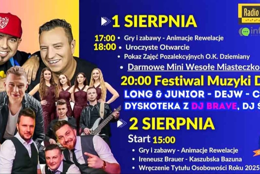 Dni Dziemian już w ten weekend! Muzyka, kabaret i food-trucki