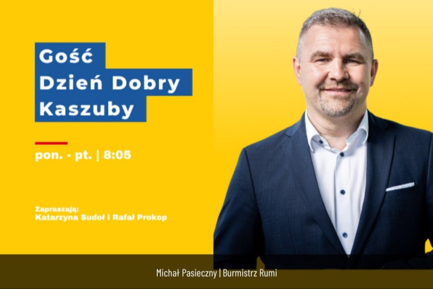 Czy Rumia zostanie uzdrowiskiem? Michał Pasieczny gościem Dzień Dobry Kaszuby