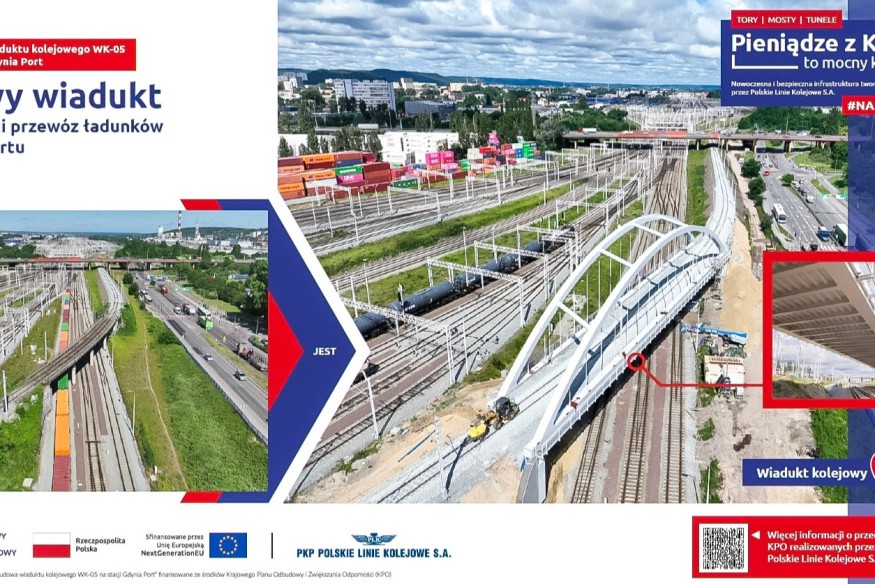 Gdynia: Budowa nowego wiaduktu do portu zakończona