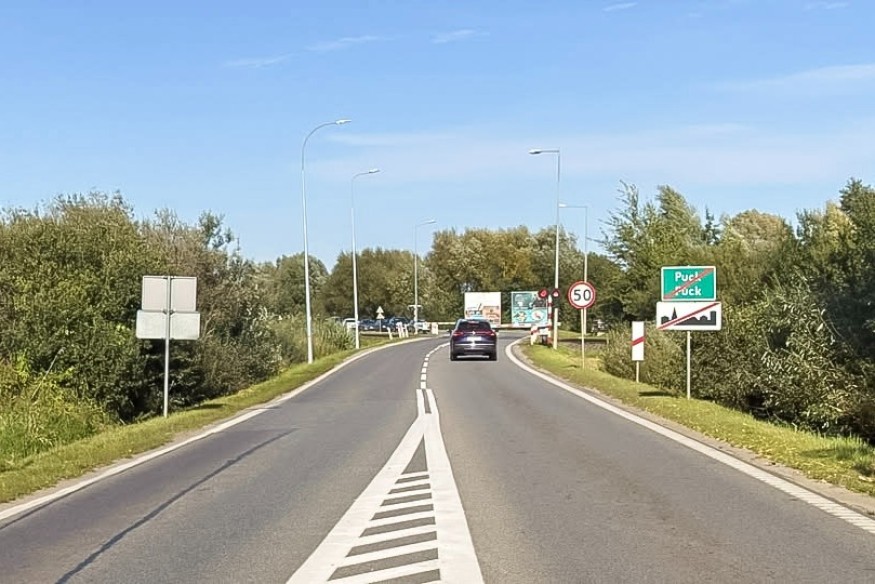 Utrudnienia w Pucku. Wahadło na drodze wojewódzkiej 216