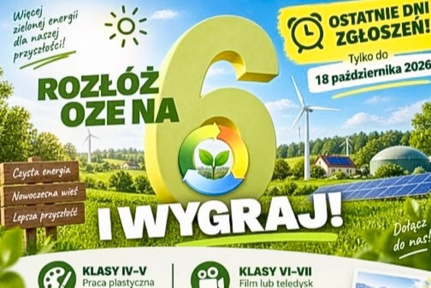 Zbuduj wiedzę o OZE i wygraj nagrody. Ostatnie dni konkursu