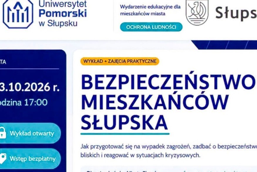 Jak bezpiecznie działać w kryzysie? Otwarte spotkanie w Słupsku