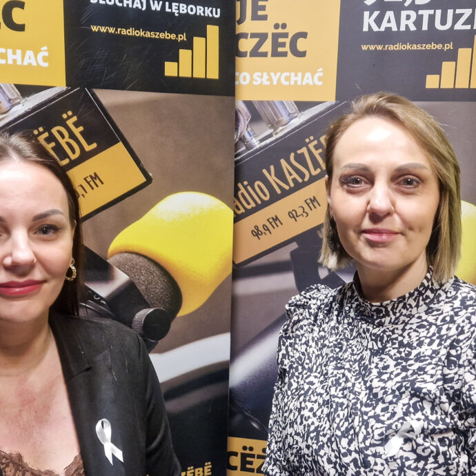 Agnieszka Szenk Dyr. PCPR Puck oraz Wiesława Derc